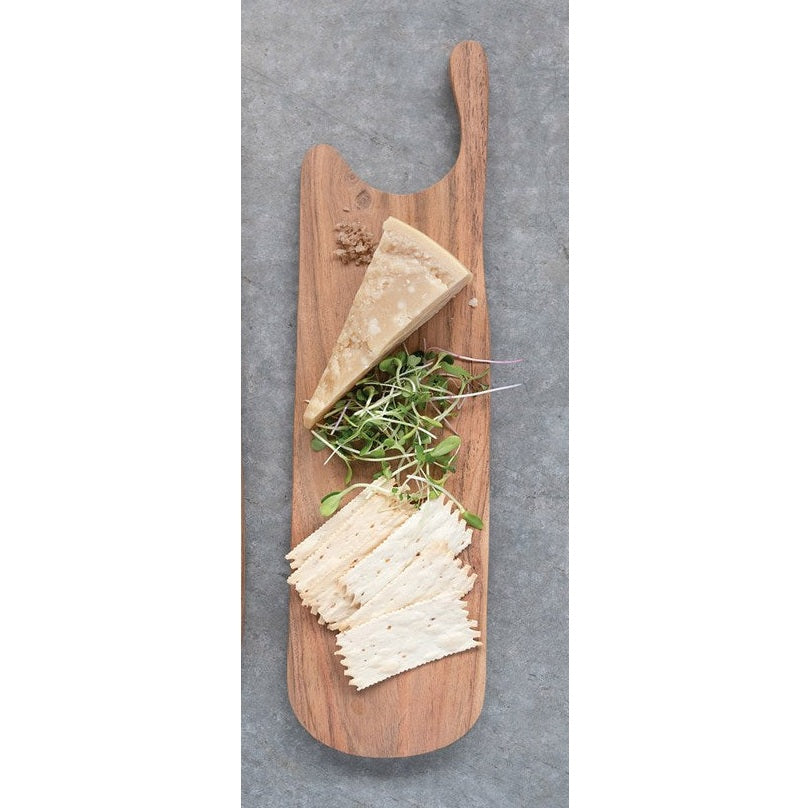 Abstract Acacia Wood Cutting Board