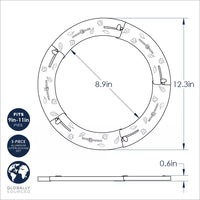 Adjustable size Pie Crust Shield