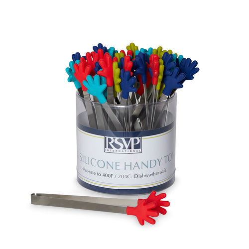 Mini Silicone Handy Tongs