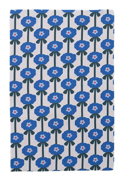 Printed Recycled Microfiber Tea Towel