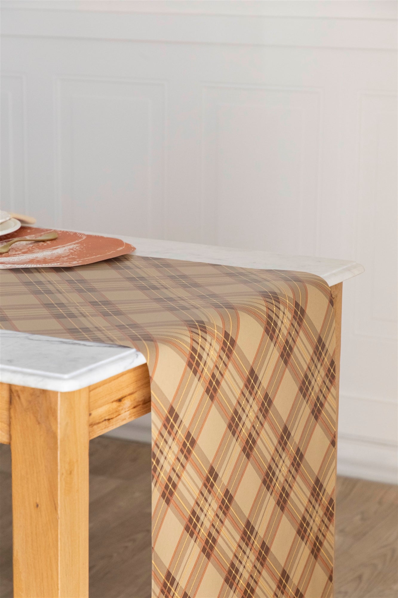 Hester & Cook Autumn Plaid Runner