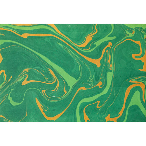 Hester & Cook Green & Gold Veined Marbled Placemats