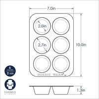 Nordic Ware Compact Ovenware Muffin Pan