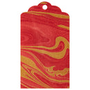 Hester & Cook Red & Gold Veined Marbled Placemats & Tags