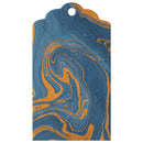 Hester & Cook Blue & Gold Veined Marbled Placemats & Tags