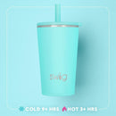 Mocha Dots Party Cup Sipper 14oz | SWIG