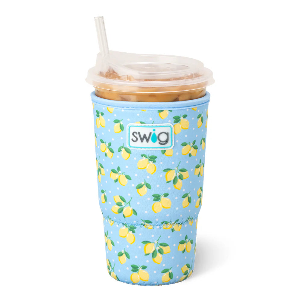 LEMON MERINGUE Large Iced Cup Coolie | SWIG