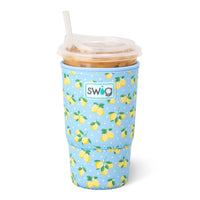 LEMON MERINGUE Large Iced Cup Coolie | SWIG