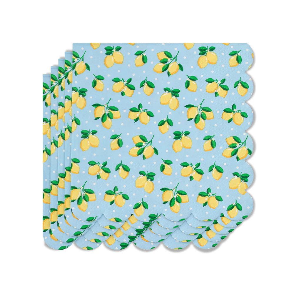 Lemon Meringue Cocktail Napkins | SWIG