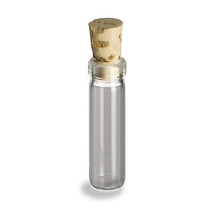 Glass Vial with Cork Lid