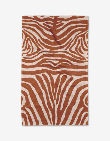 Amber Animal Print Tea Towel by Geometry