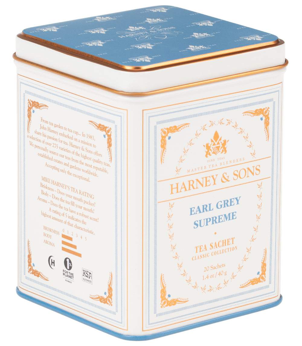 Earl Grey Supreme, Classic Tin of 20 Sachets