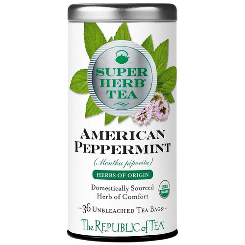 Organic American Peppermint SuperHerb® Herbs Of Origin Tea Bags | Republic of Tea