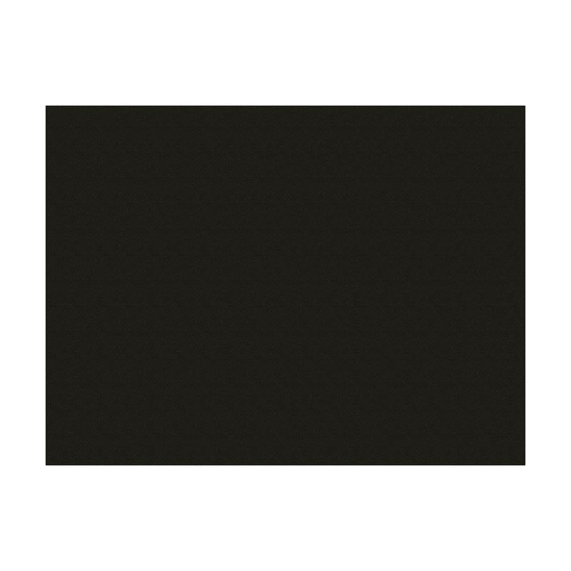 Solid black customizable plaque on a white background
