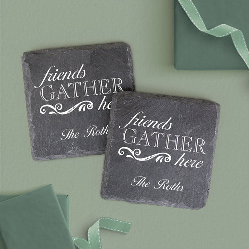 Slate Coaster Set - Customizable