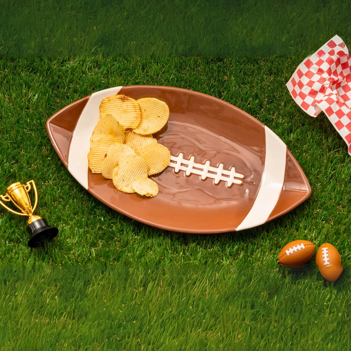 Football Serving Platter