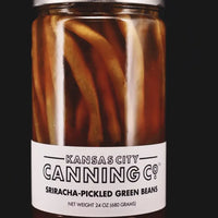 KC Canning Sriracha Pickled Green Beans