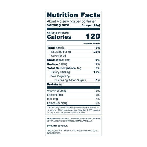 Organic Popcorn, Himalayan Pink 4.6 oz