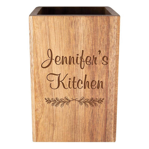 Utensil Holder - Laser Engravable