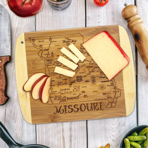 A Slice of Life Missouri Cutting & Charcuterie Board