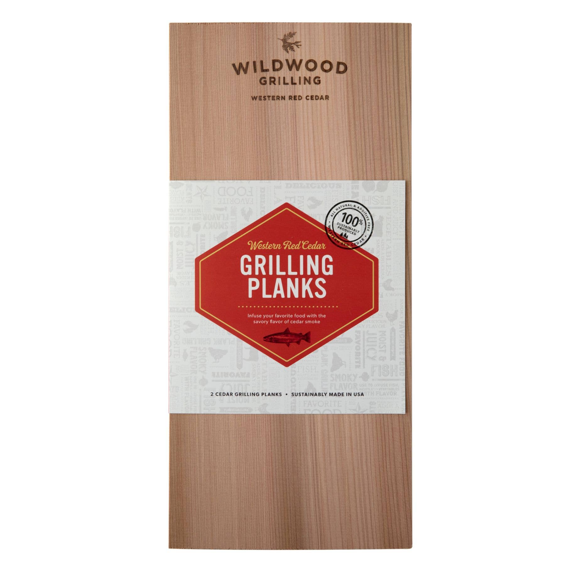 2-Pack of  5"x11" Grilling Planks (3 Flavors Available)