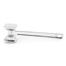 Aluminum meat tenderizer on a white background