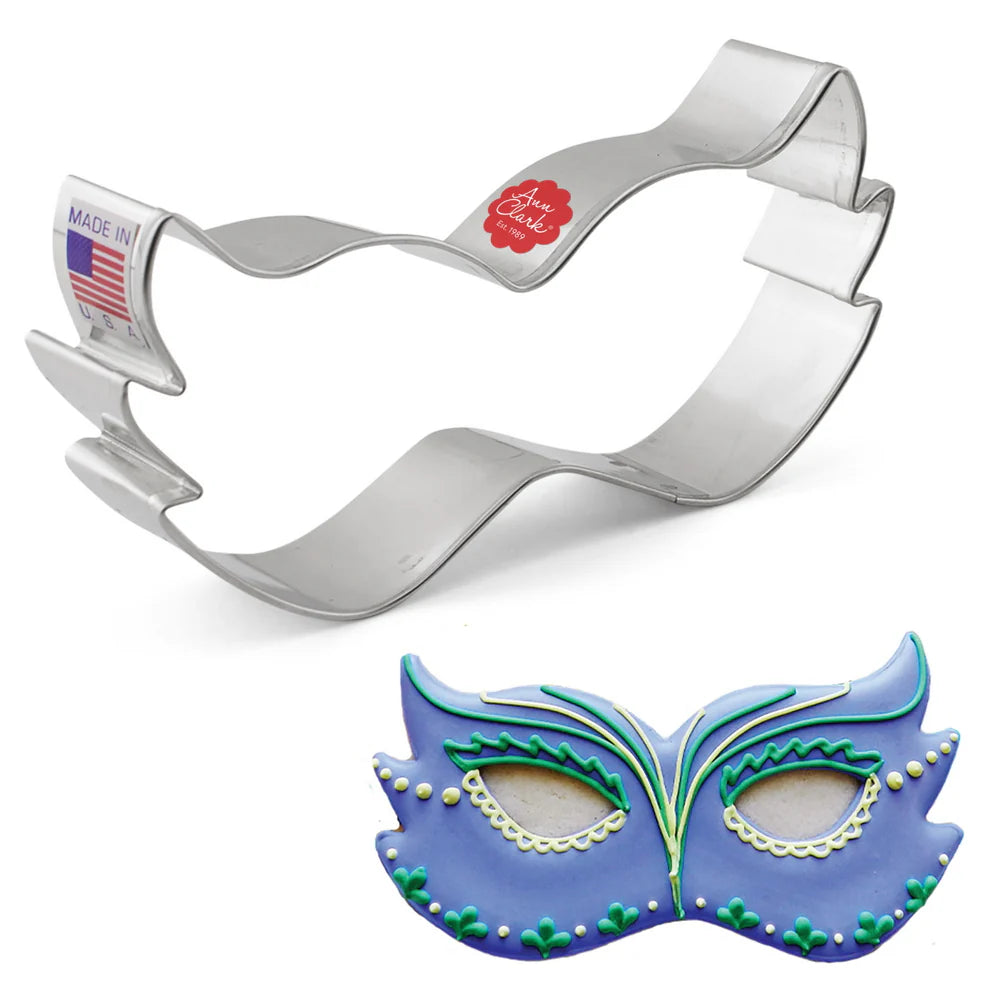 Mardi Gras Mask Cookie Cutter | Ann Clark