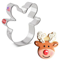 Reindeer Head Cookie Cutter | Ann Clark