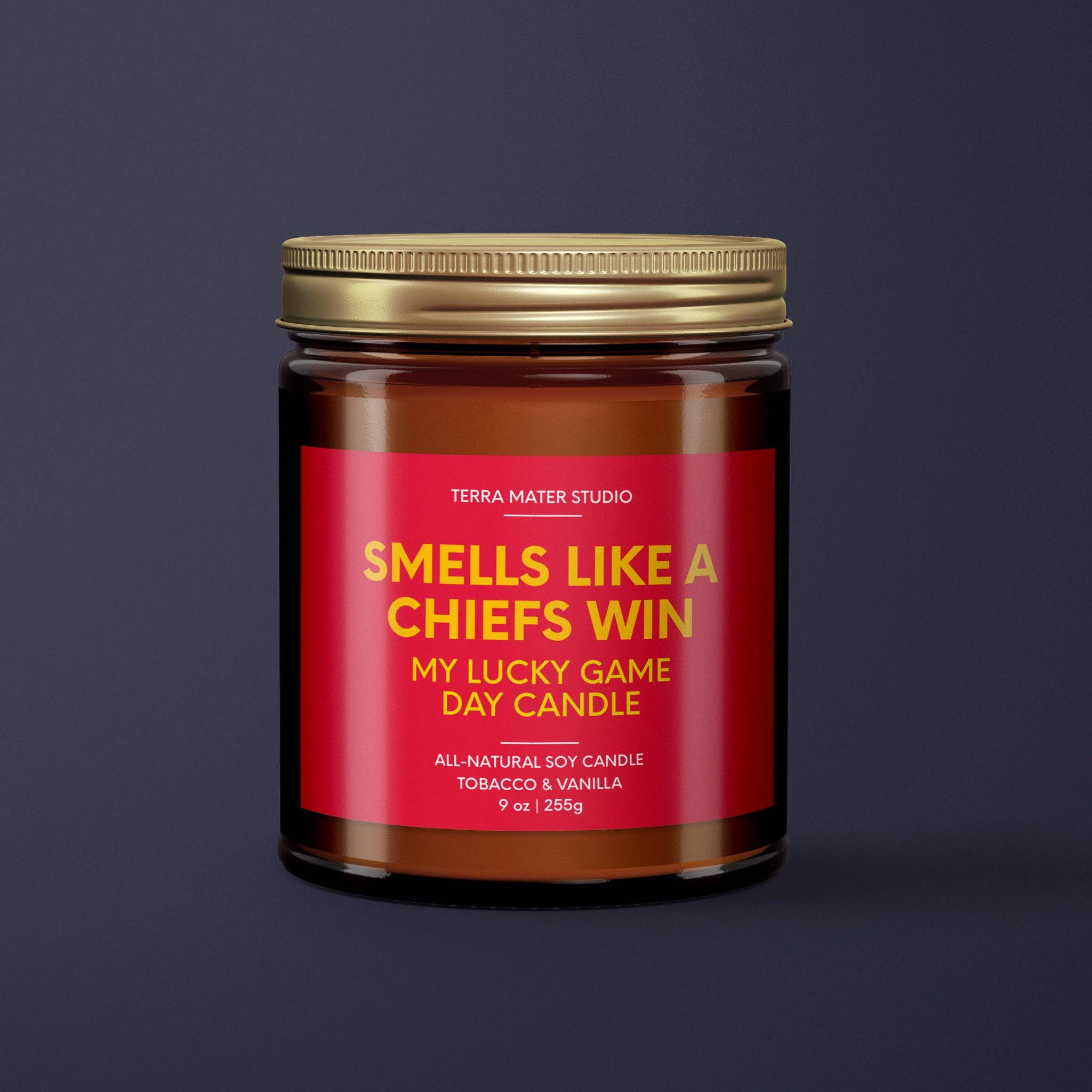 Smells Like A Chiefs Win | Kansas Lucky Game Day Candle