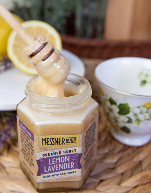 Lemon Lavender Creamed Honey 9 oz | Messmer Bee Farm