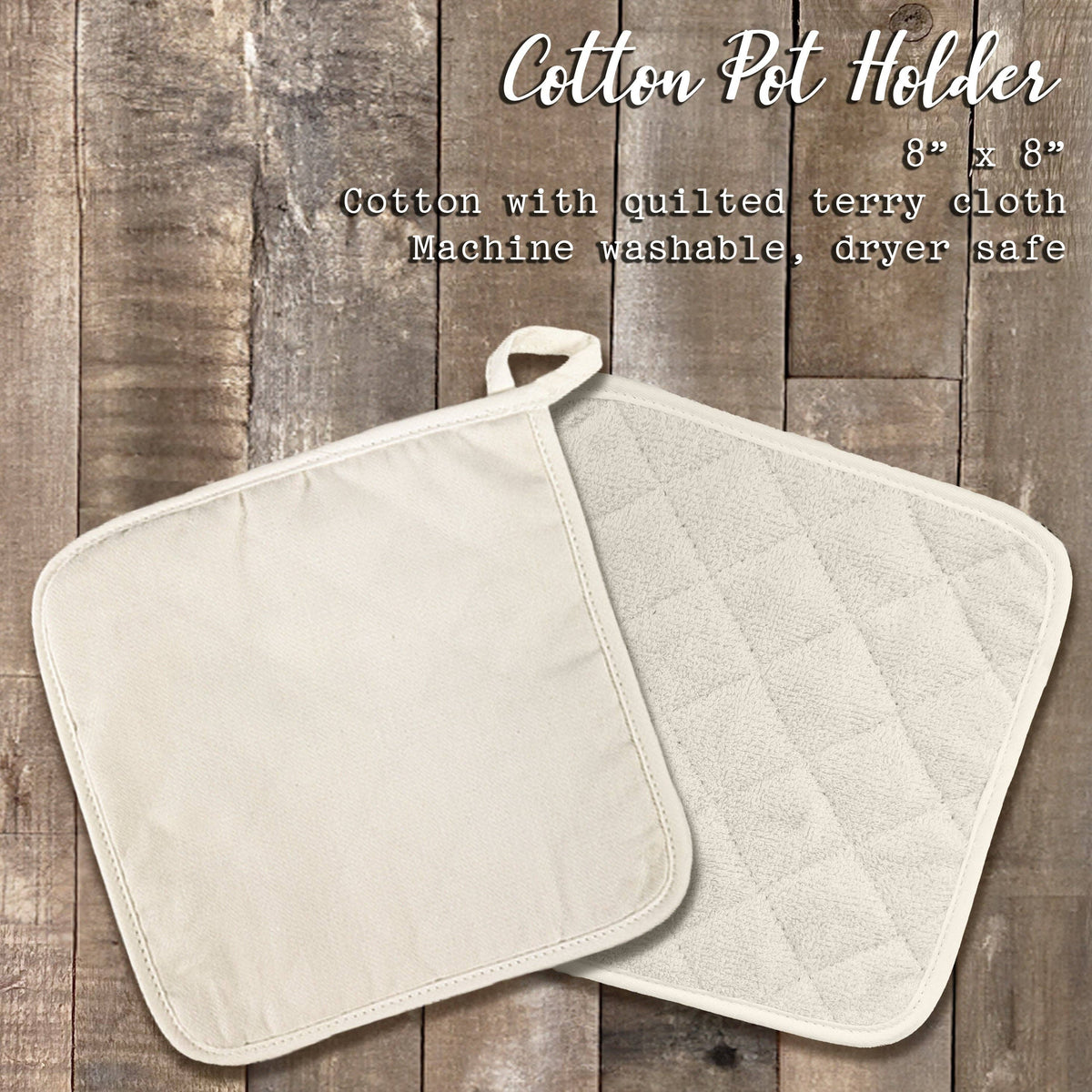 Sweet Cream Butter - Cotton Pot Holder