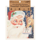 Retro Santa Claus Swedish Dishcloth, 2 Styles