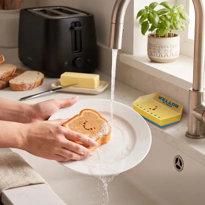 Tidy Toast Kitchen Sponges - Toast and Butter