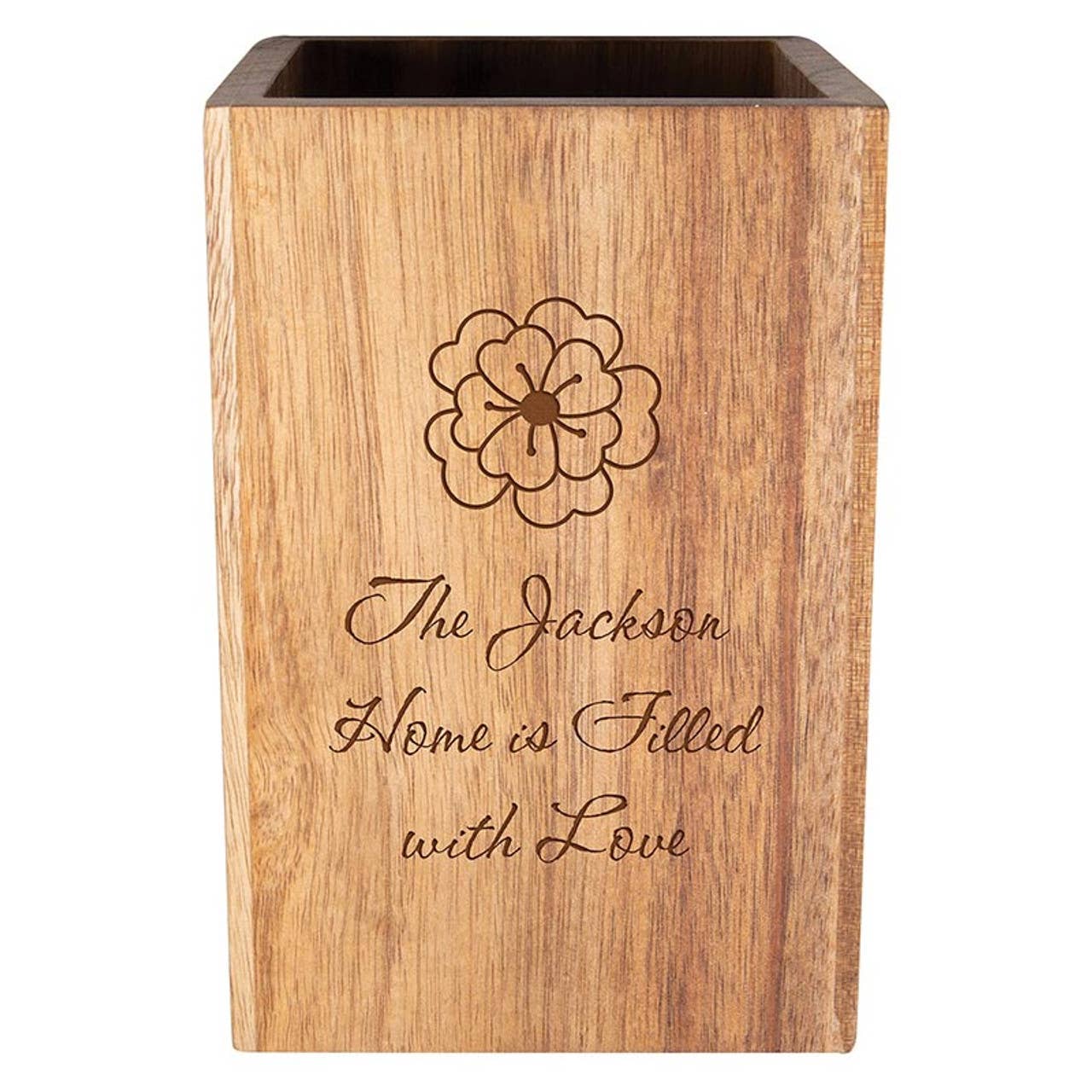 Utensil Holder - Laser Engravable