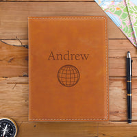 Faux Leather Passport Case - Laser Engravable