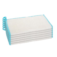 Bambou Kitchen Cloths - White (Set of 6) | OGGI