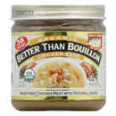 Jar of Better Than Bouillon Organic Chicken Base on a white background