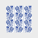 Blue Flowers Swedish Dishcloth | Sponge Cloth