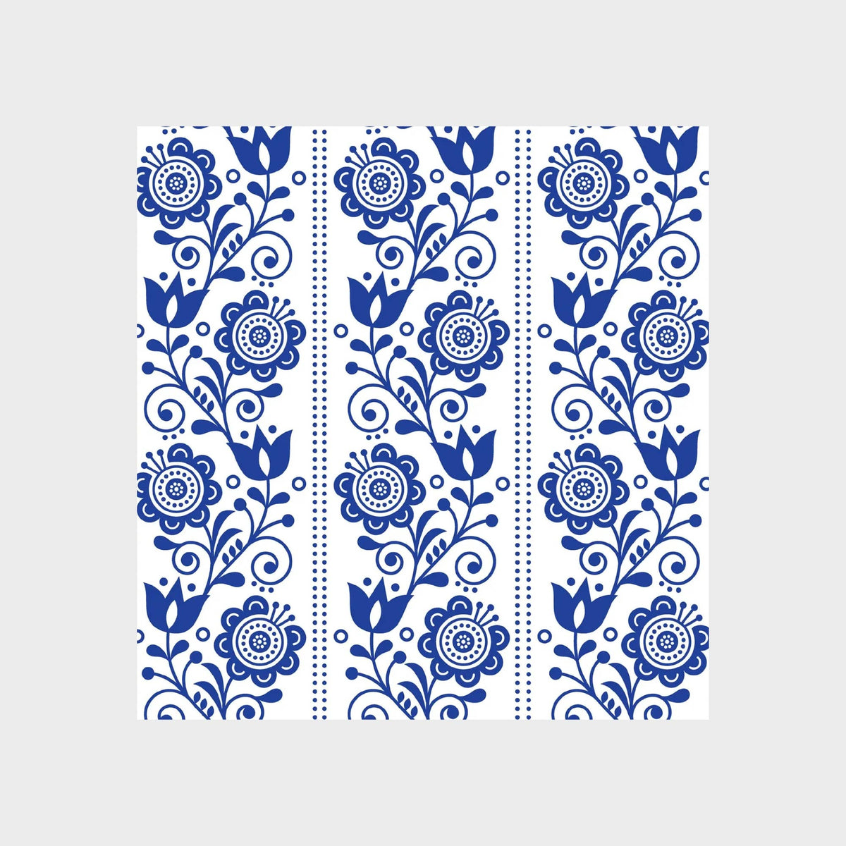 Blue Flowers Swedish Dishcloth | Sponge Cloth