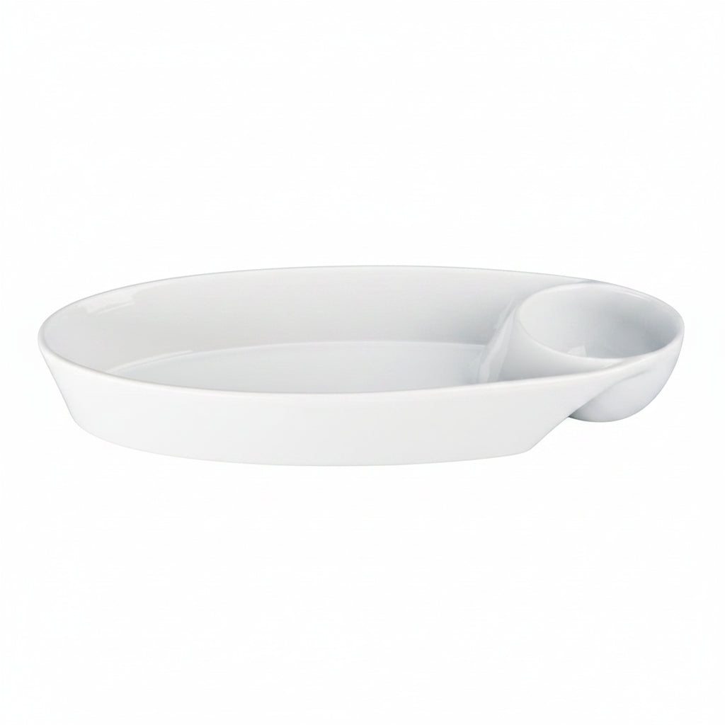 Oval Chip & Dip Plate