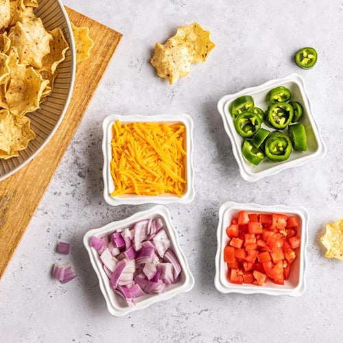 Square Dip Dishes (Set of 4) | BIA Cordon Bleu