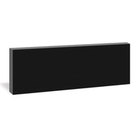 Black Customizable Rectangle Plaque - 15.75" W x 5.5" H