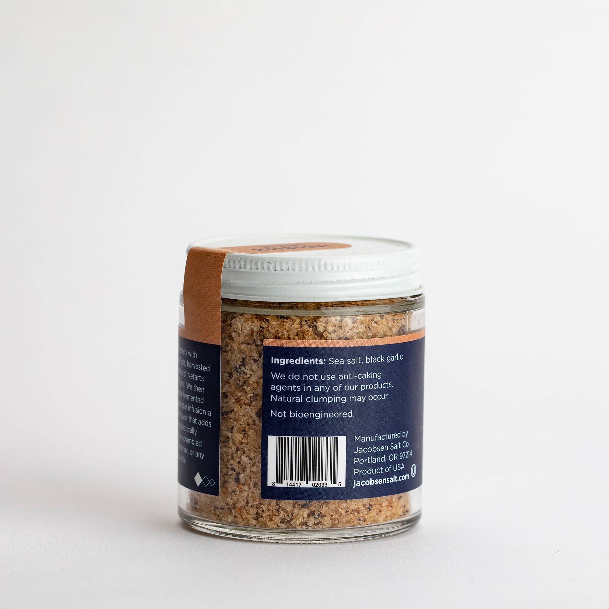 The back of a jar of garlic salt.