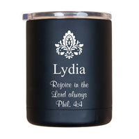 Black Travel Mug - Customizable