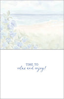 Retirement Greeting Card - Adirondack Chairs and Flowers