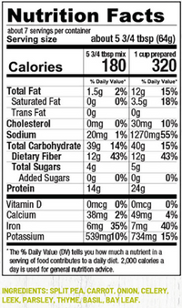 Nebraska Barn Raising Split Pea Soup Mix