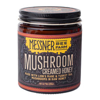 Mushroom Creamed Honey - Lion's Mane & Turkey Tail | Messner Bee Farm