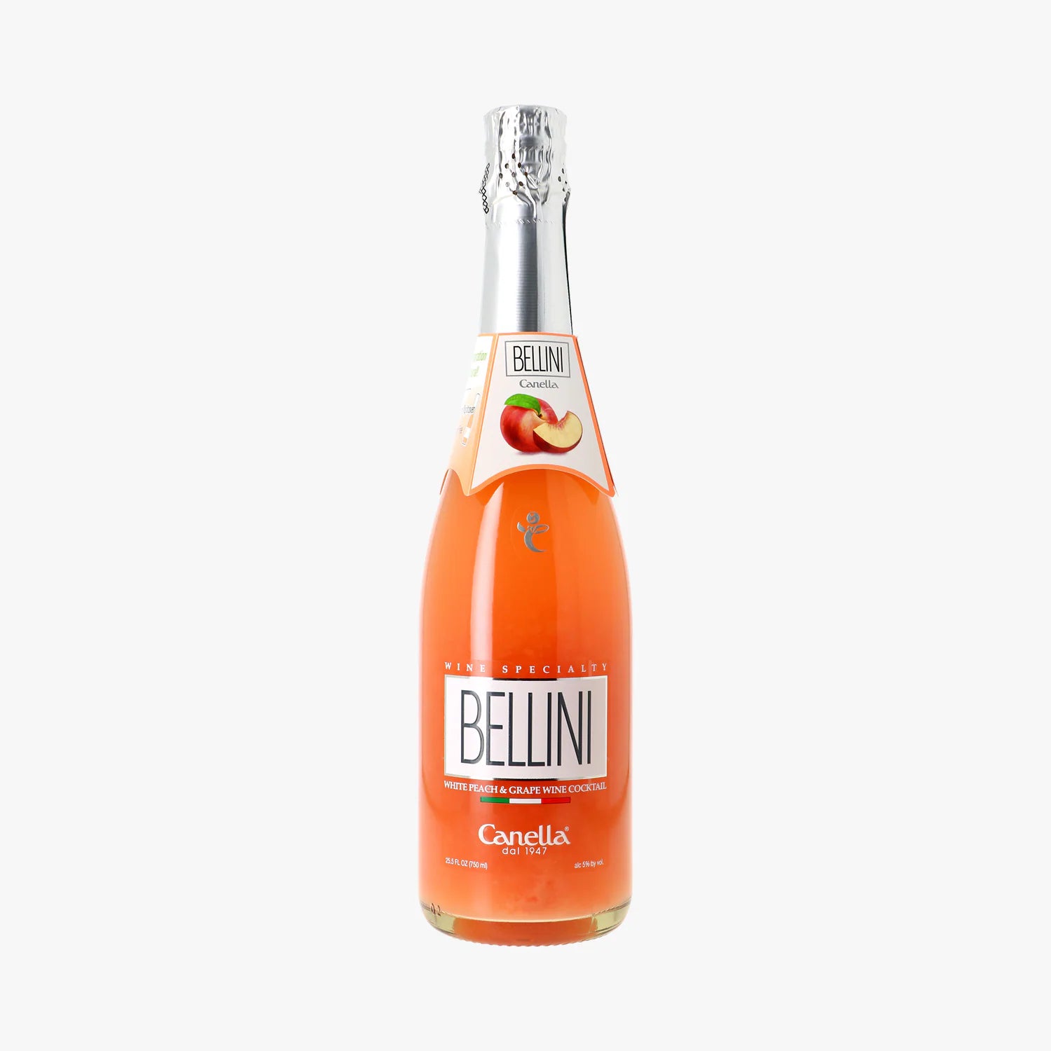 Bottle of Bellini on a white background