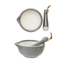 Ceramic Mortar & Pestle - 4 Assorted Colors | Hazel Mazel