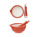 Ceramic Mortar & Pestle - 4 Assorted Colors | Hazel Mazel